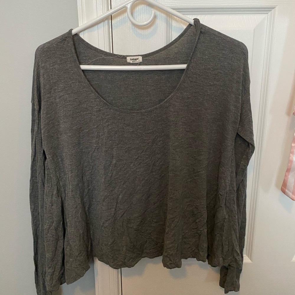 Soft gray Garage long sleeve